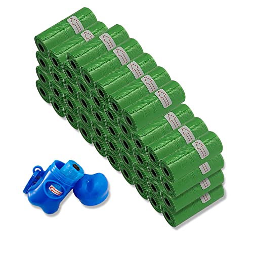 Bolsas recoge excrementos biodegradables y dispensador con clip hueso. Bolsas desechos perros. (45). Ref.51250