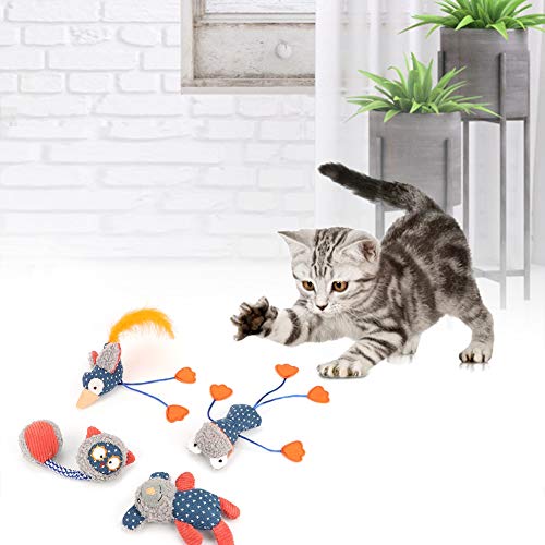 BoquiteCarnaval de San Valentín Juguete para Gatos, Juguete de Felpa para Gatos, Rana de Peluche, Osito Suave para Gato, Entrenamiento Interactivo, Limpieza de Dientes, Juguete para Masco