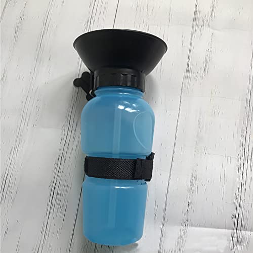 Botella de Agua para Perros de 500 ml, Botella de Agua para Mascotas Portátil, Botella de Agua Portátil para Perros, Se Utiliza para Acampar, Caminar, IR de Excursión (Azul)