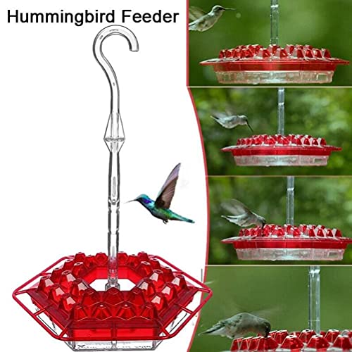 Bozaap Alimentador de colibrí en Forma de Diamante, alimentador de pájaros Colgante, alimentador de Semillas de Aves Silvestres, decoración de jardín para Patio al Aire Libre, jardín