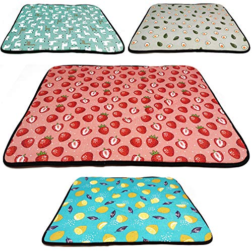 BPS Colchoneta para Perros Gatos Cama Manta Mascotas Antideslizante Tamaño S/M/L Portatil Colchón Almohada Suave Color al Azar (L: 90x75 cm) BPS-1026