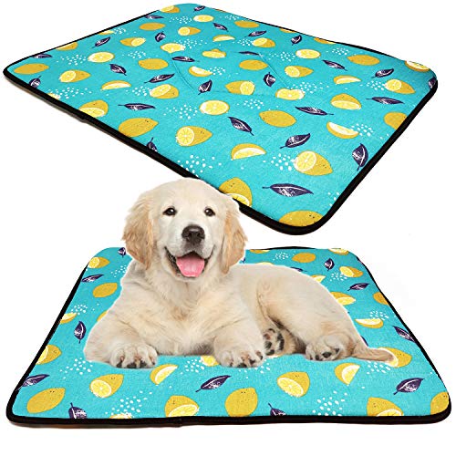 BPS Colchoneta para Perros Gatos Cama Manta Mascotas Antideslizante Tamaño S/M/L Portatil Colchón Almohada Suave Color al Azar (L: 90x75 cm) BPS-1026