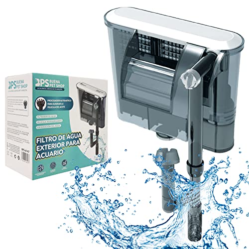 BPS Filtro Profesional Acuario Filtro Externo para Pecera Ahorro de Energía Funciona Silencio BPS-6147