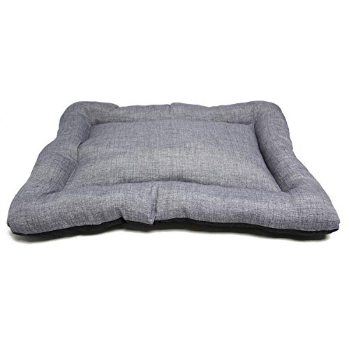 BPS Manta Colchoneta para Perros Gatos Cama Mascotas Antideslizante Tamaño S/M/L Portatil Colchón Sofá Almohada Suave (S: 60x45 cm, Gris) BPS-14094GR