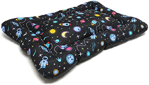 BPS Manta Colchoneta para Perros Gatos XXL 140x100 cm Cama Mascotas Antideslizante Portatil Colchón Sofá Almohada Suave (Universum 1) BPS-14143UN