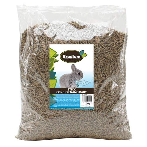 Bradium Pellets 3'5Kg de Pienso para Conejos Enanos Baby