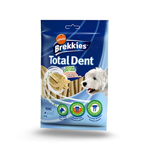 BREKKIES snack para perros total dent mini bolsa 110 gr