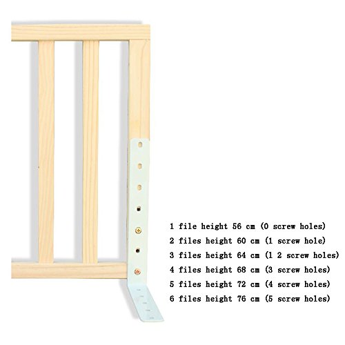 Brisk- Riel De La Cama  Madera Maciza Sin Pintura Deflector Cuna Barandilla Anticaídas Valla 1.8-2m Gran Deflector De La Cabecera (Tamaño : 220cm(with rollover door))