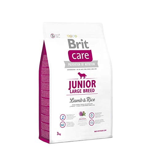 Brit Care Junior Large Breed Lamb & Rice Comida para Perros - 3000 gr