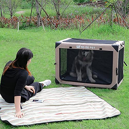 BVVB Carpa de Viaje portátil para Mascotas, Jaula para Mascotas, Cama para Perros, Plegable, Transpirable, para Mascotas, Bolsa de Transporte para Perros, Jaula para Perros o Gatos (Size:XL)