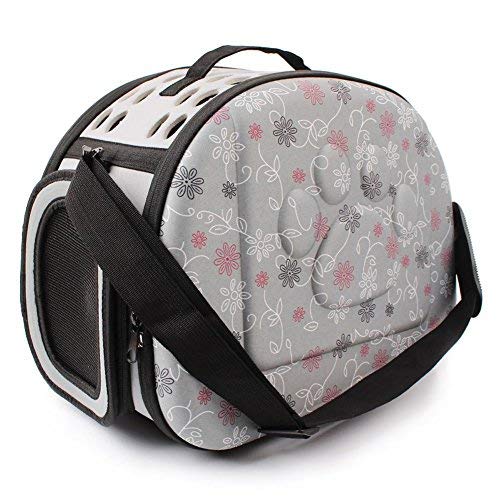 Bymia Pets - Transportín para Gatos, Color Gris