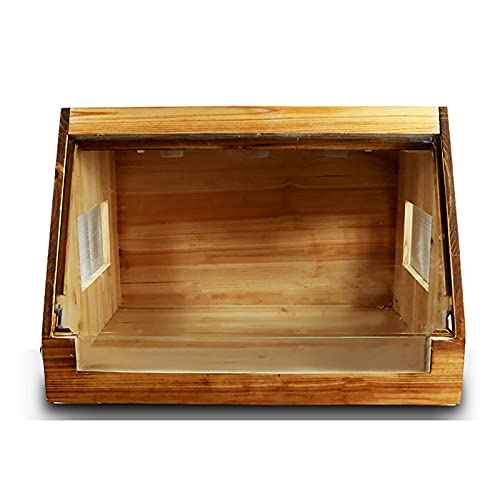 Caja de Jaula de cría de vivero de Mascotas, terrario de camaleón ventilado, Tienda,hábitat de Reptiles, decoración del hogar,Caja de cría (Size : 60 * 45 * 45cm)