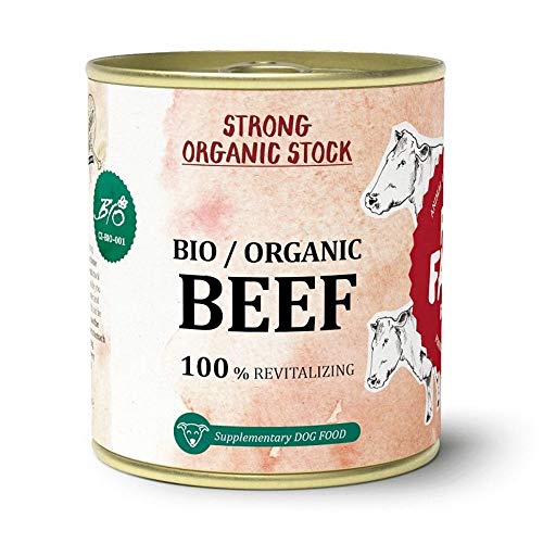 Caldo de Ternera BEEF para Perros y Gatos 300 ml - Orgánico Sin Conservantes - Aporte COLÁGENO para Huesos y articulaciones | ANIMALUJOS (3 LATAS 300 ML)