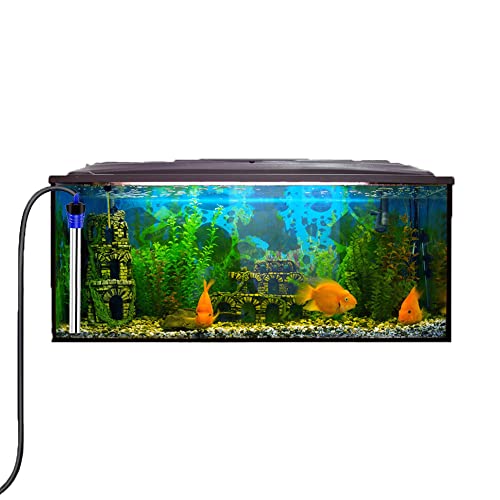 Calentador de acuario, cristal grueso regulador de temperatura ajustable calentador de acuario calentador tropical para acuario mantiene la temperatura estable para las tortugas Betta (300W)