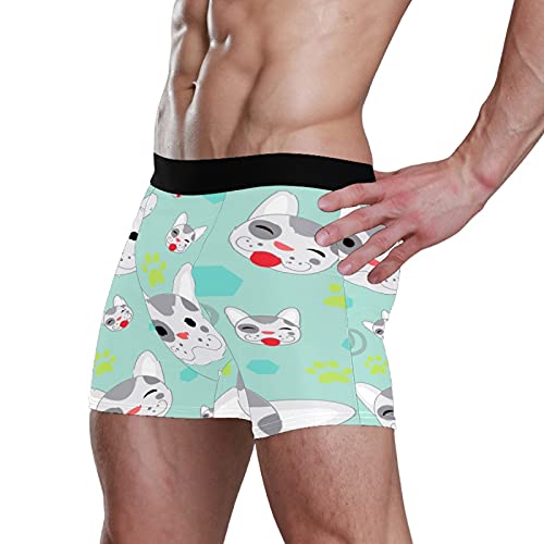 Calzoncillos tipo bóxer para hombre, calzoncillos tipo bóxer, para perros, mascotas, animales, ropa interior ajustable, transpirable, paquete de 1, 1 color, XL