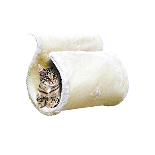 Cama de radiador de lujo para gatos, hamaca blanca cálida, cesta de cama para cachorros, lavable, con marco fuerte, regalo de invierno para gatos