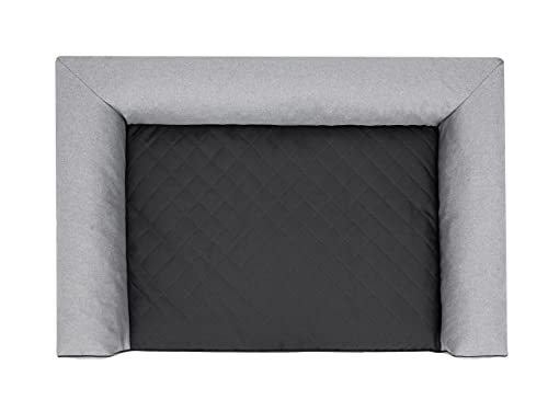 Cama para mascotas, cojín para perros, tumbona, cojín para perros, cama, sofá, cesta para mascotas, sofá para perros, con piedras ecológicas, L – 80 x 55 cm