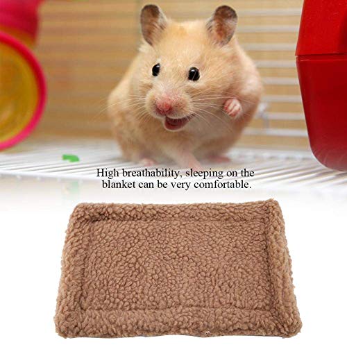 Cama para Mascotas Colchón Antideslizante Saco de Dormir de Invierno cálido Mini Erizo de algodón Lindo Juguete de Jaula de casa de Animales pequeños Cuna para erizos Cuna Tipo Peluche Suave cálida