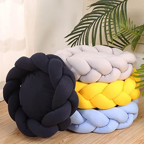 Cama para Mascotas con Forma De Rosquilla, Perro Y Gato, Cálida Y Redonda, Perrera, Sofá Suave para Cachorros, Cojín De Lujo para Gatos, Cama, Saco De Dormir, Alivio Ortopédico,Navy Blue,35cm