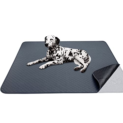 Cama para mascotas lavable, reutilizable, almohadilla de color rosa para perros, alfombrilla para perros antideslizante, alfombrilla para mascotas grande absorbente para entrenamiento