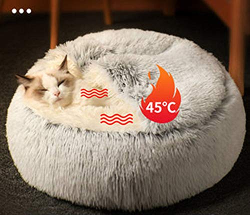 Cama para mascotas,tamaño pequeño,mediano y cálido,para perro,gato,cuna para dormir para mascotas, antideslizante,cojín de sofá para cachorros,cueva gruesa para mascotas para otoño invierno