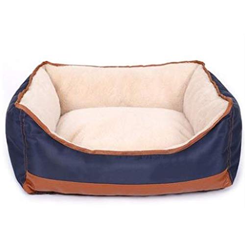 Cama para perros colchon grande Sofá De Felpa Jerarquía Del Animal Doméstico De La Perrera Del Perrito Caliente Dormir Manta Caliente Antideslizante Lavable Del Cojín - 75 * 60 * 25cm ( Size : XL )