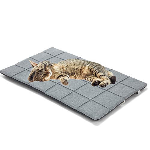 Cama para Perros Colchon Perro Esponjoso Gato Mat Gatito Cama Almohadilla para Mascotas Cachorro Cama De Lujo Cama del Perro Gray,XXS