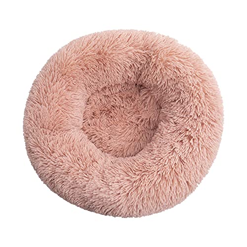 Cama para Perros Donut Cama Redonda y Suave para Mascotas Sofá Cama para Cachorros con Piso Antideslizante y Cama Lavable para Mascotas de 50/60/70 cm Adecuado para Mascotas Pequeñas y Medianas