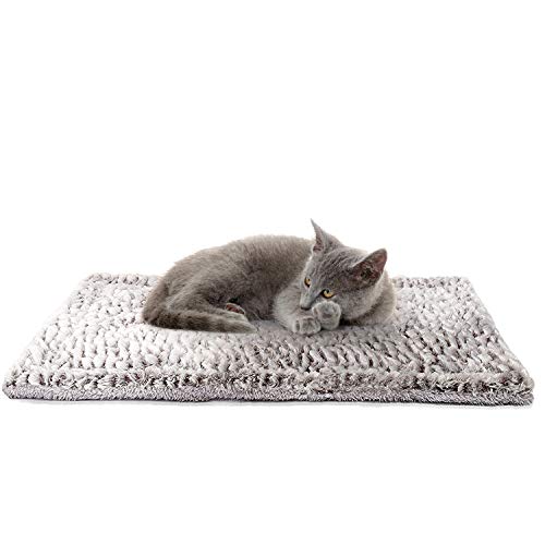 Cama para perros y gatos – Almohadillas térmicas para cachorros – Manta calmante para interiores y exteriores – Apto para animales domésticos, felpa, lavable, no eléctrico, silenciosa (70x40cm)