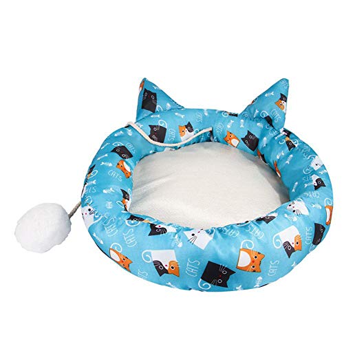 Camas para Mascotas, Nido para Perros Gatos Litter, Four Estaciones Universal Extraíble Y Lavable Gato M