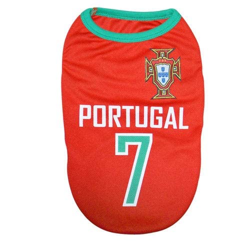 Camiseta de perro de la Copa del mundo de 1 pieza, camiseta de fútbol, ​​disfraz de perro, camiseta de pijama de perro de fútbol nacional para ropa de verano para perros y gatos