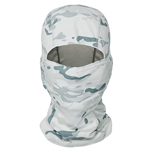 Camuflaje Balaclava Transpirable Cara de Cara Bandana Ciclismo al Aire Libre Cabezar Pañal STYLE5 Suministro de Invierno