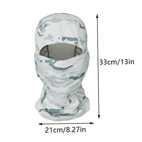 Camuflaje Balaclava Transpirable Cara de Cara Bandana Ciclismo al Aire Libre Cabezar Pañal STYLE5 Suministro de Invierno