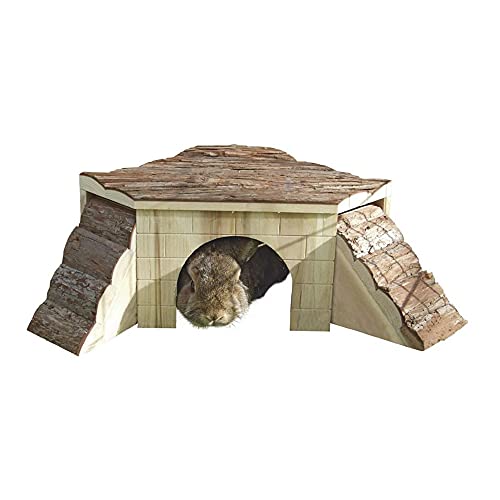 Casa para roedores con rampas 37 x 37 x 16 cm sin rampas 25 x 25 x 15 cm