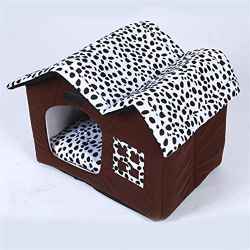 Caseta de Perro, For el perro cachorro de perro Pequeña Mediana cueva animal, desmontable plegable animal doméstico del perro del gato de casa Cama del gato del perro de la litera del amortiguador del