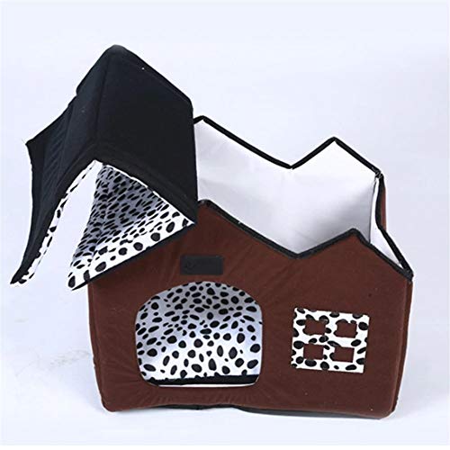 Caseta de Perro, For el perro cachorro de perro Pequeña Mediana cueva animal, desmontable plegable animal doméstico del perro del gato de casa Cama del gato del perro de la litera del amortiguador del