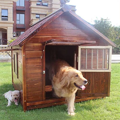 Casetas para perros Casa para Mascotas, Jaula para Perros Impermeable Al Aire Libre, Perro Grande, Golden Retriever, Perrera, Perrera, Casa para Perros Al Aire Libre En Invierno