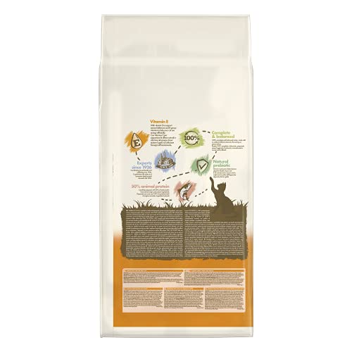 CAT CHOW – Adultos con NaturiumTM – Rico en salmón – 10 kg – Pienso para Gato Adulto