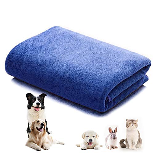 CattleyaHQ 160 * 60cm Toalla para perro de 1 pieza, Toallas de secado rápido de microfibra suave y absorbente, Toallas grandes de secado para perros, gatos y mascotas