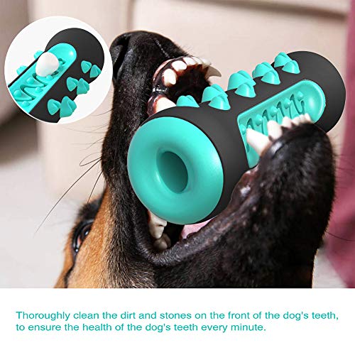 Cepillo de Dientes para Perros, Limpieza de higiene Dental,Juguete para Masticar para Limpieza de Dientes de Perro, Goma Natural de Larga duración, no tóxica, Cuidado Oral para Mascotas,Negro