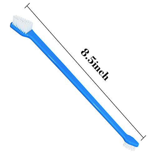 Cepillo de dientes suave para mascotas con material de grado alimenticio, cepillo de dientes dental para perros pequeños a grandes