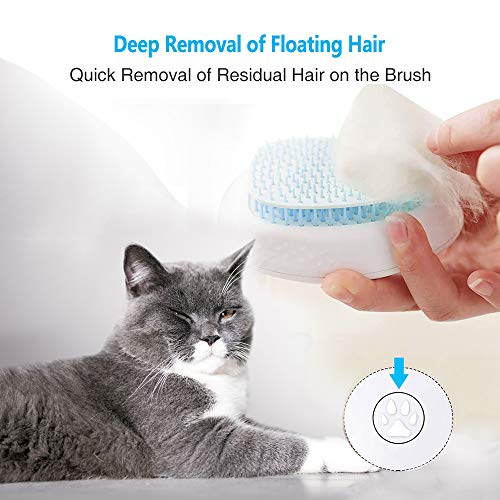 Cepillo De Gatos,Cepillo De Pelo Gato,Cat Brush,Cepillo De Perro,Cepillo Perro Gato,Peine de Limpieza Autolimpiante,para Masajear y Limpiar,Reduce la Caida de Cabello,con Botón de Limpieza