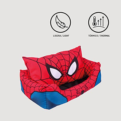 CERDÁ LIFE'S LITTLE MOMENTS - For Fan Pets, Cama Perro de Spiderman/Marvel - Licencia Oficial Marvel, Multicolor, Única