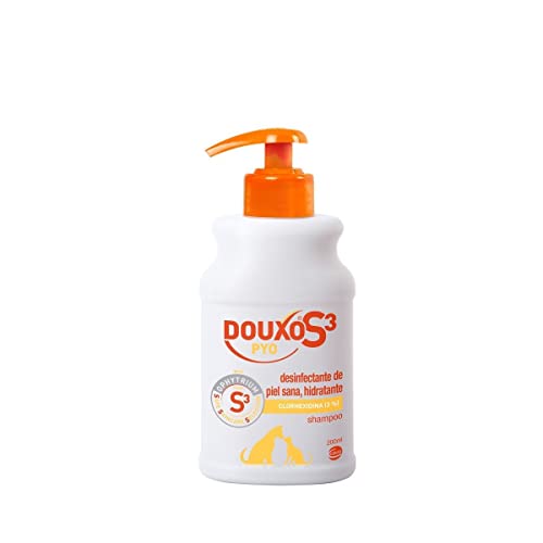 CEVA DOUXO S3 PYO CHAMPU 200ml, Negro, 200 ml (Paquete de 1), 200