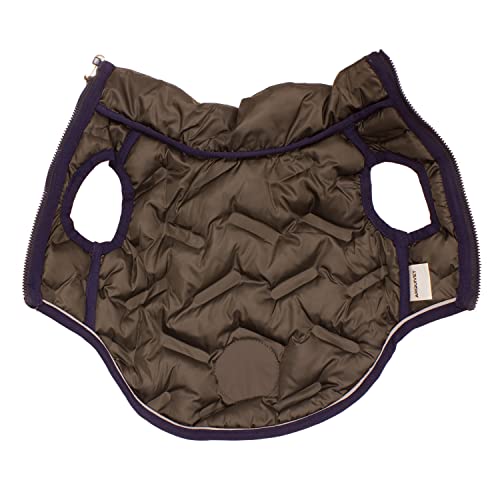 Chaleco Acolchado Reversible Verde-Gris Terranova - L/35cm - Ropa para Perros - Ayuda a protegerlos del frío - Abrigos, Sudaderas, Jerseys, Chalecos, Chaquetas, sueters, Impermeables y más