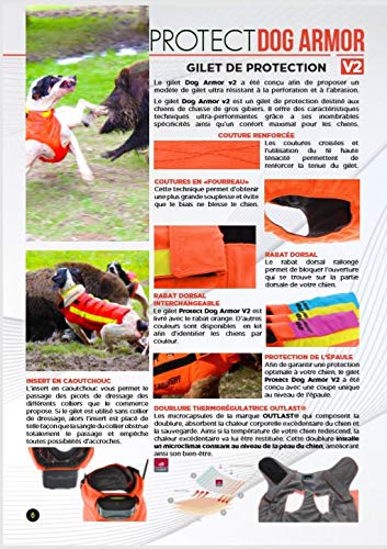 Chaleco de protección para perro canihunt Dog Armor V2