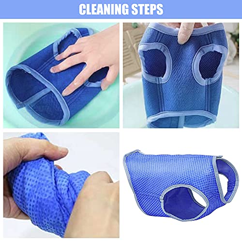 Chaleco Refrescante para Perros, Chaleco de Refrigeración para Perro, Chaleco de Enfriamiento para Mascotas, Chaleco Refrescante Perro, Pets Summer Cooling Vest para Perros Pequeños y Medianos (S)