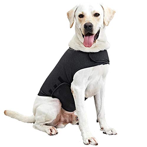 Chaqueta para perros anti-ansiedad Abrigo calmante para perros Camisa para aliviar el estrés de mascotas Chaleco calmante cálido Chaqueta para perros de ansiedad ajustable y ligera