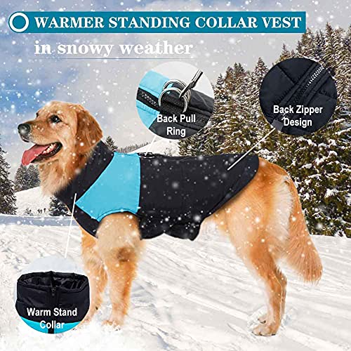 Chaquetas para Perros, Chalecos para Perros, Abrigos De Invierno para Perros, Chaquetas para Perros Abrigo, Chaleco para Perros de Clima frío Abrigo para Chaqueta - Azul