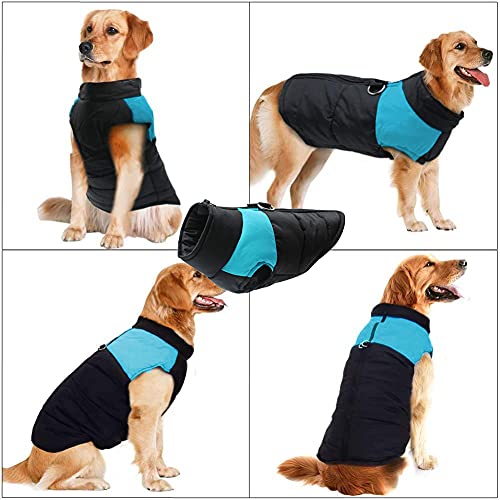 Chaquetas para Perros, Chalecos para Perros, Abrigos De Invierno para Perros, Chaquetas para Perros Abrigo, Chaleco para Perros de Clima frío Abrigo para Chaqueta - Azul